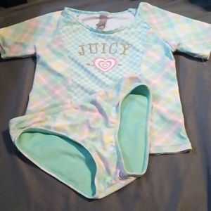 Girls 7/8 juicy 2pcs couture swimsuit